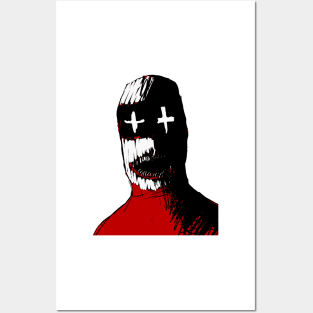 cross eyes Posters and Art